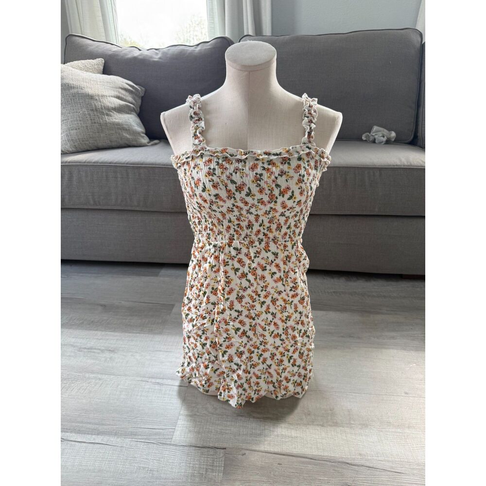LA Hearts XS smocked floral dress